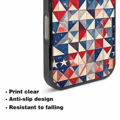 iPhone 16 Pro Case — Small American Flag Stars And Stripes, Original Design Phone Case