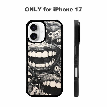 iPhone 17 Case — Seamless Repeating Pattern Of Cartoon Cute, Custom Designed Case Cover
