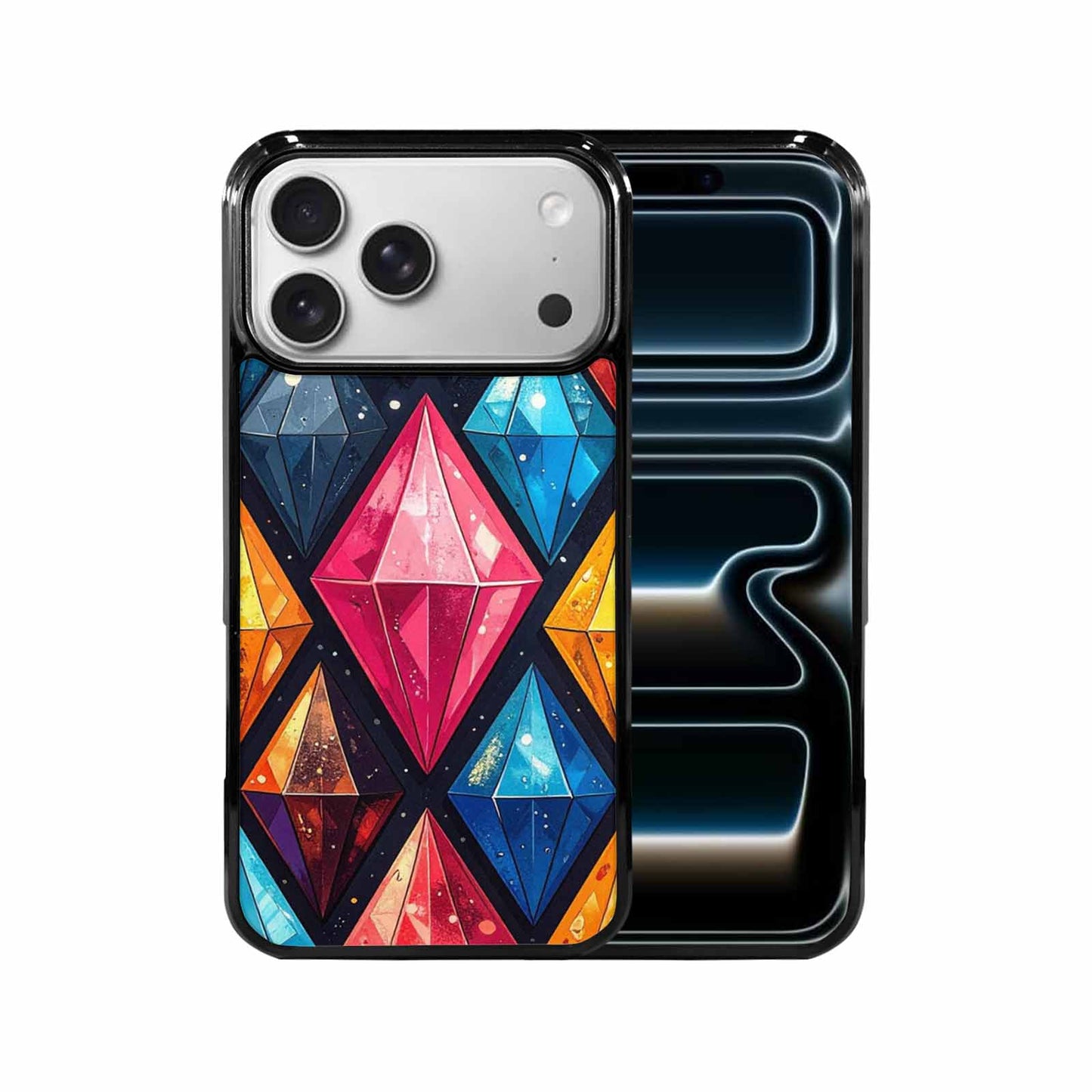 iPhone 17 Pro Max Case — Vintage Summer Diamond Retro Vintage, Unique Phone Case Design