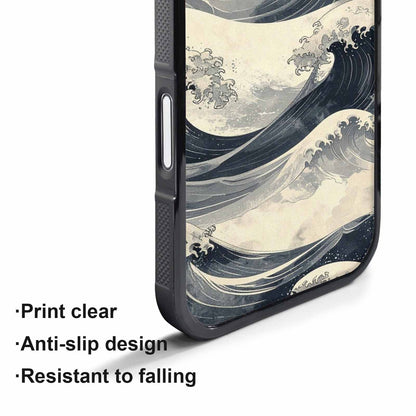 iPhone 17 Pro Case — Vintage Americana Wave Retro Vintage, Custom Printed Phone Case