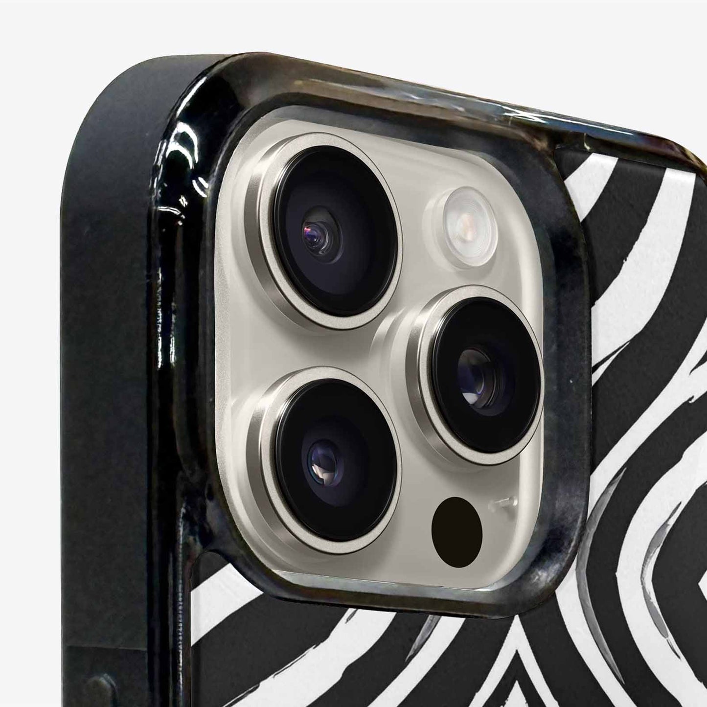 iPhone 16 Pro Max Case — Classic Zebra Print Custom, Custom Print Case Cover