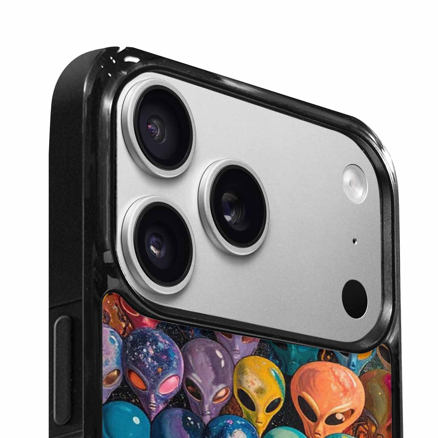 iPhone 17 Pro Max Case — Aliens Marblealiens Pattern Alien Scifi, Custom Print Case Cover