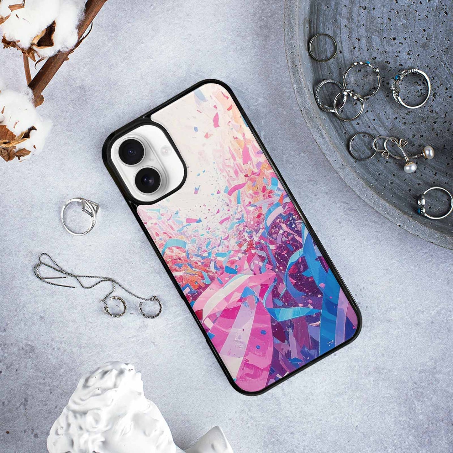 iPhone 16 Plus Case — Transgender Pride Flag Trans Pride Flag, Customized Protective Case