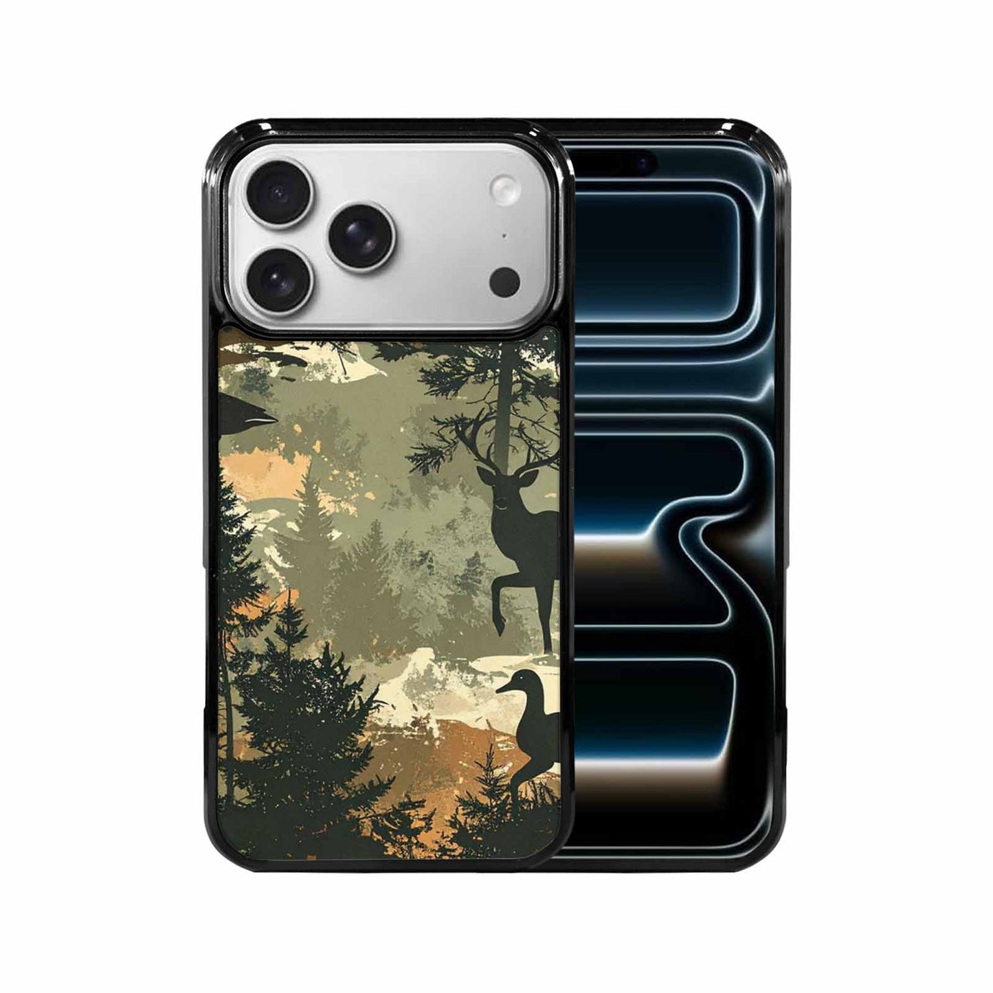 iPhone 17 Pro Max Case — Hunting Camouflage Pattern With Camo, Custom Made Phone Cover