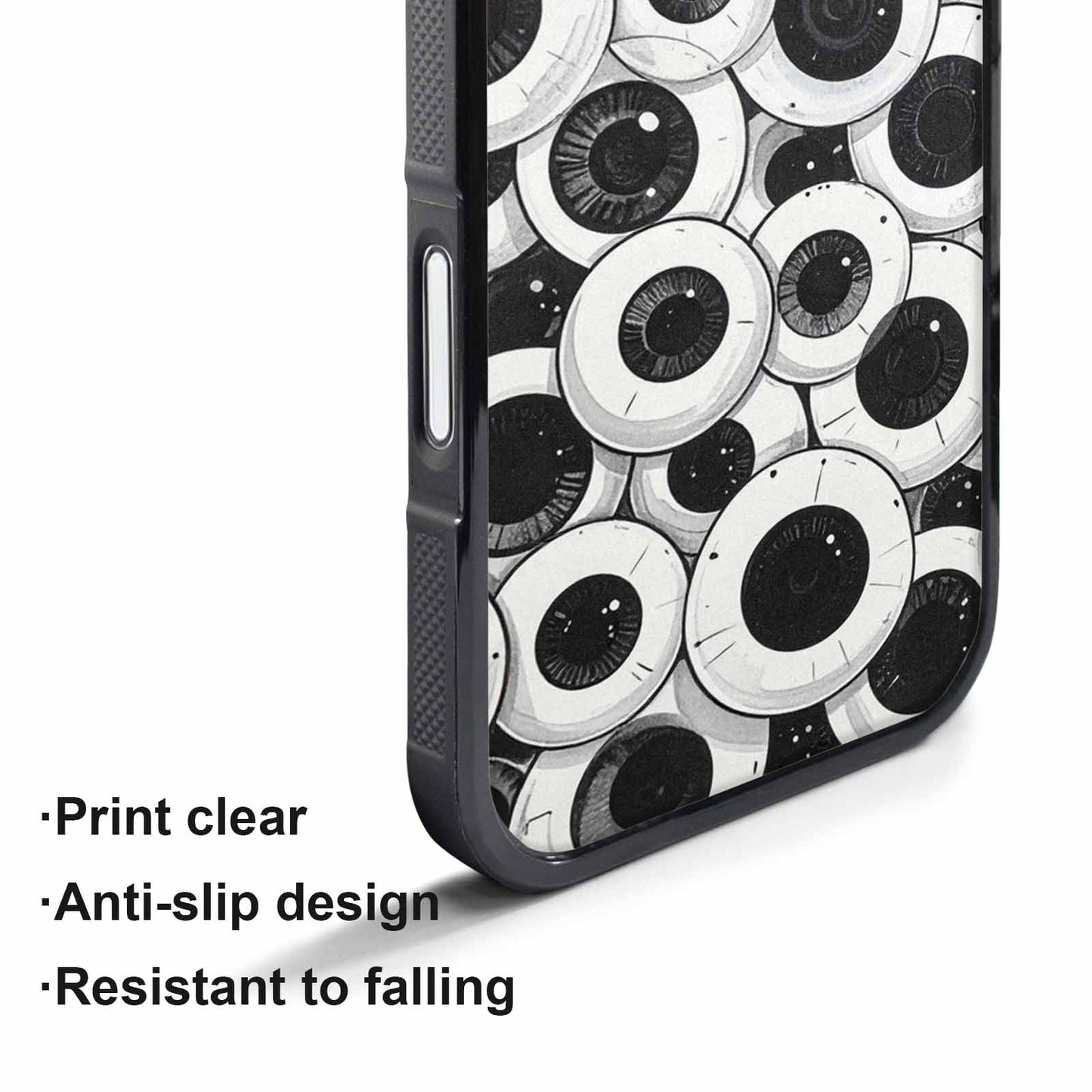 iPhone 17 Air Case — Googly Cartoon Eyeballs Cartoon Cute, Custom Made Phone Cover
