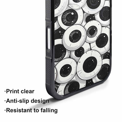 iPhone 17 Air Case — Googly Cartoon Eyeballs Cartoon Cute, Custom Made Phone Cover