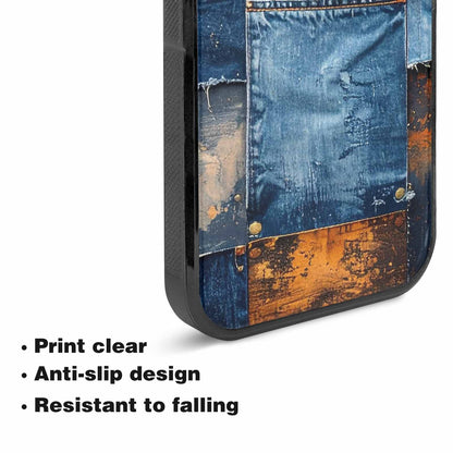 iPhone 15 Plus Case — Curve The Ripping Demin Tectures For, Personalized Phone Case
