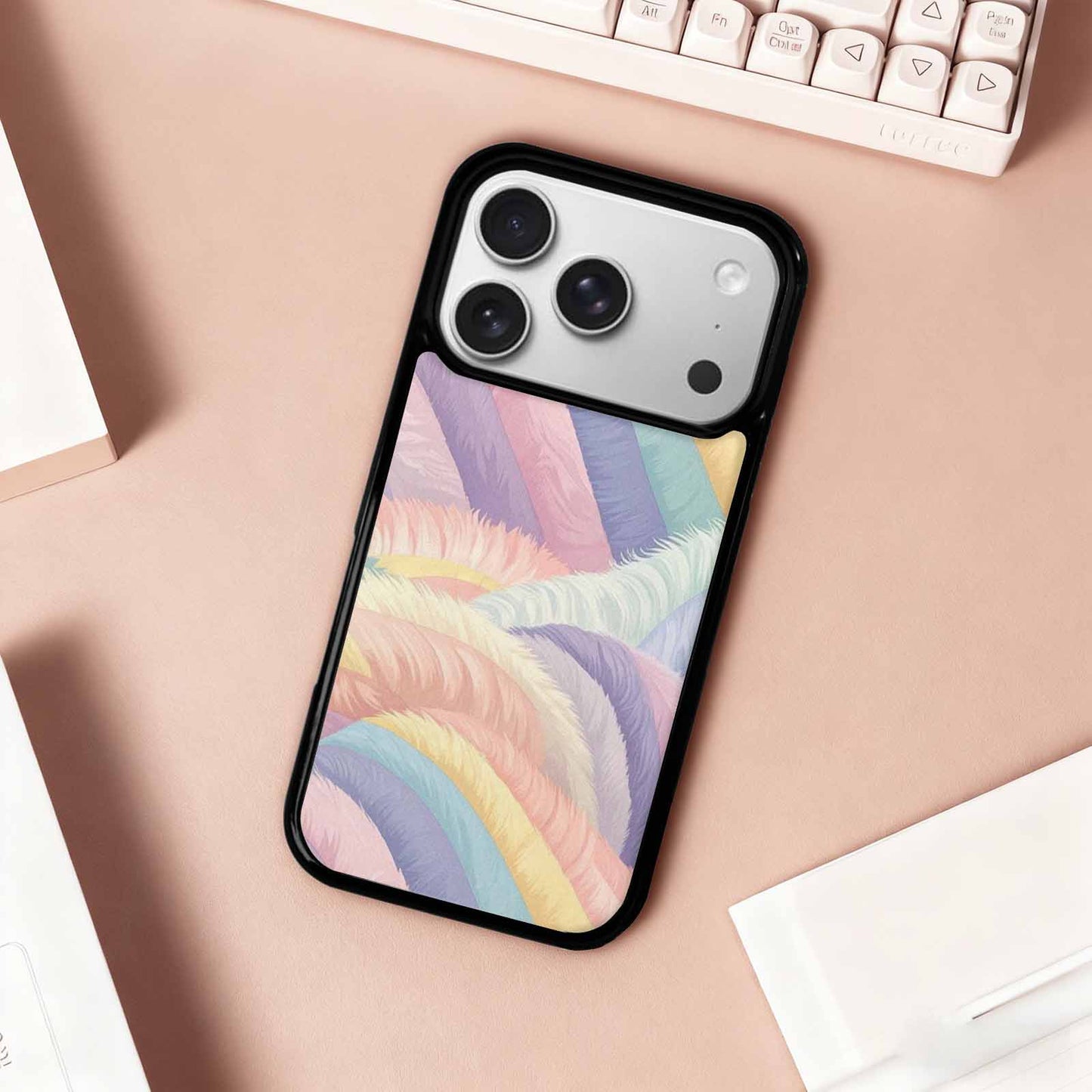 iPhone 17 Pro Case — Seamless Tileable Pattern Of Overlapping Animal, Custom Designed Case Cover