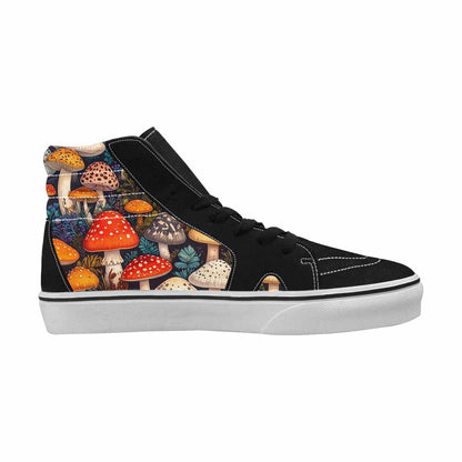 MEN'S Mushrooms High Top Canvas Melting Art Sneakers