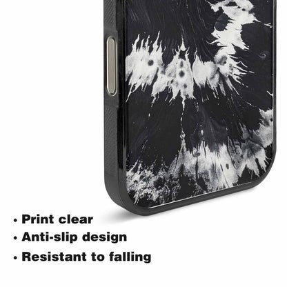 iPhone 15 Pro Max Case — Black White Animal Print, Custom Printed Phone Case