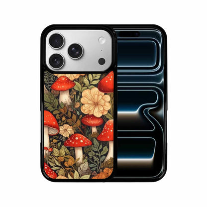 iPhone 17 Pro Case — Small Mushroom Pattern Randomly Varying Original, Custom Made Phone Cover