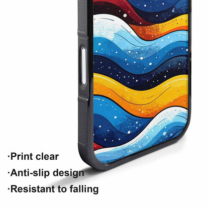 iPhone 17 Pro Max Case — Glossy Winter Wave Cartoon Cute, Unique Phone Case Design