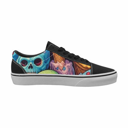 WOMEN'S Ice Cream Monsters  Lace-Up Canvas Dreamcore Shoes