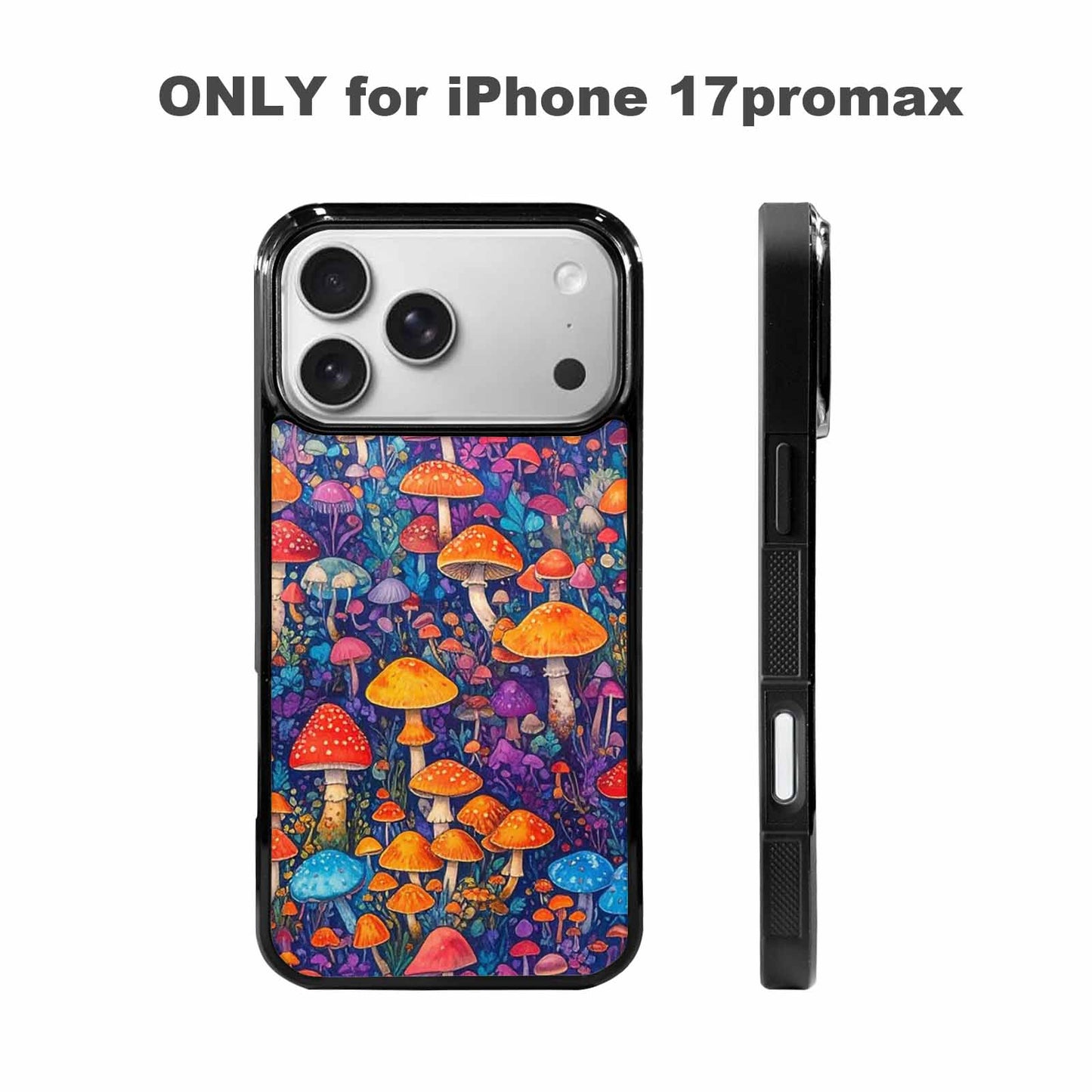 iPhone 17 Pro Max Case — Mushrooms (general) Mushrooms Pa Original Art, Custom Print Case Cover