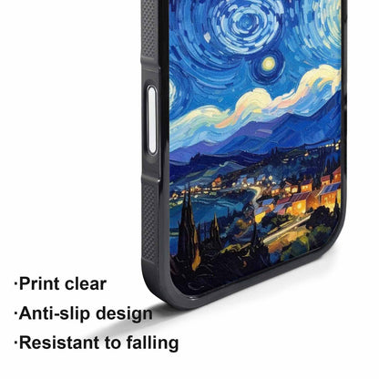 iPhone 17 Air Case — Starry Night Van Gogh Paint Galaxy, Customized Protective Case