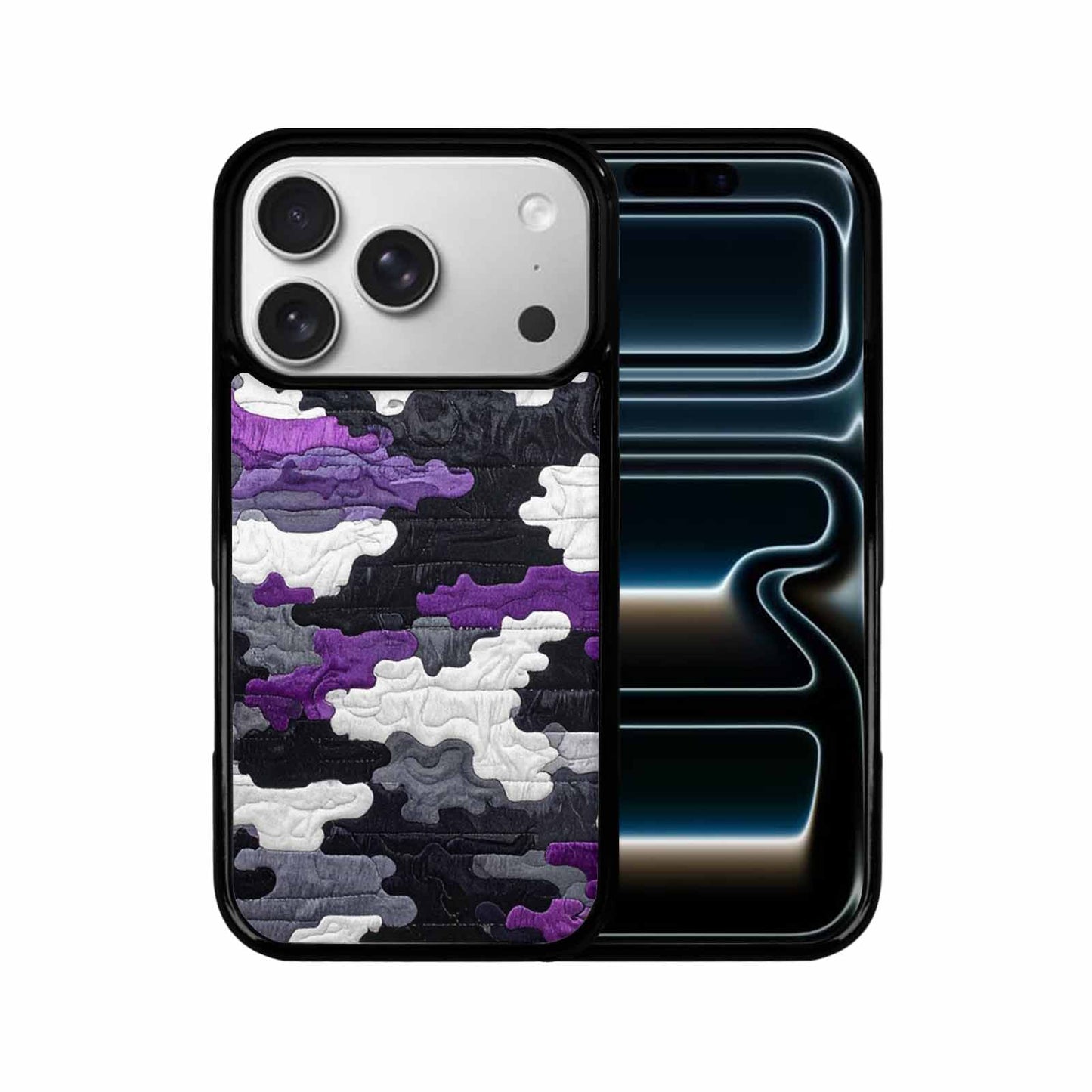 iPhone 17 Pro Case — Vivid Camo Asexual Pride Camo, Custom Phone Case