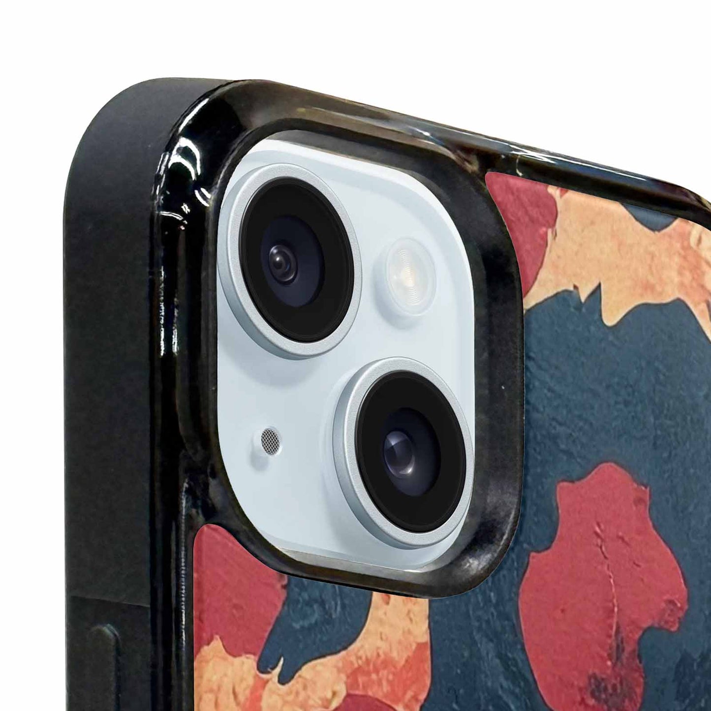 iPhone 15 Plus Case — Leopard Wallpaper Print Custom, Customized Protective Case