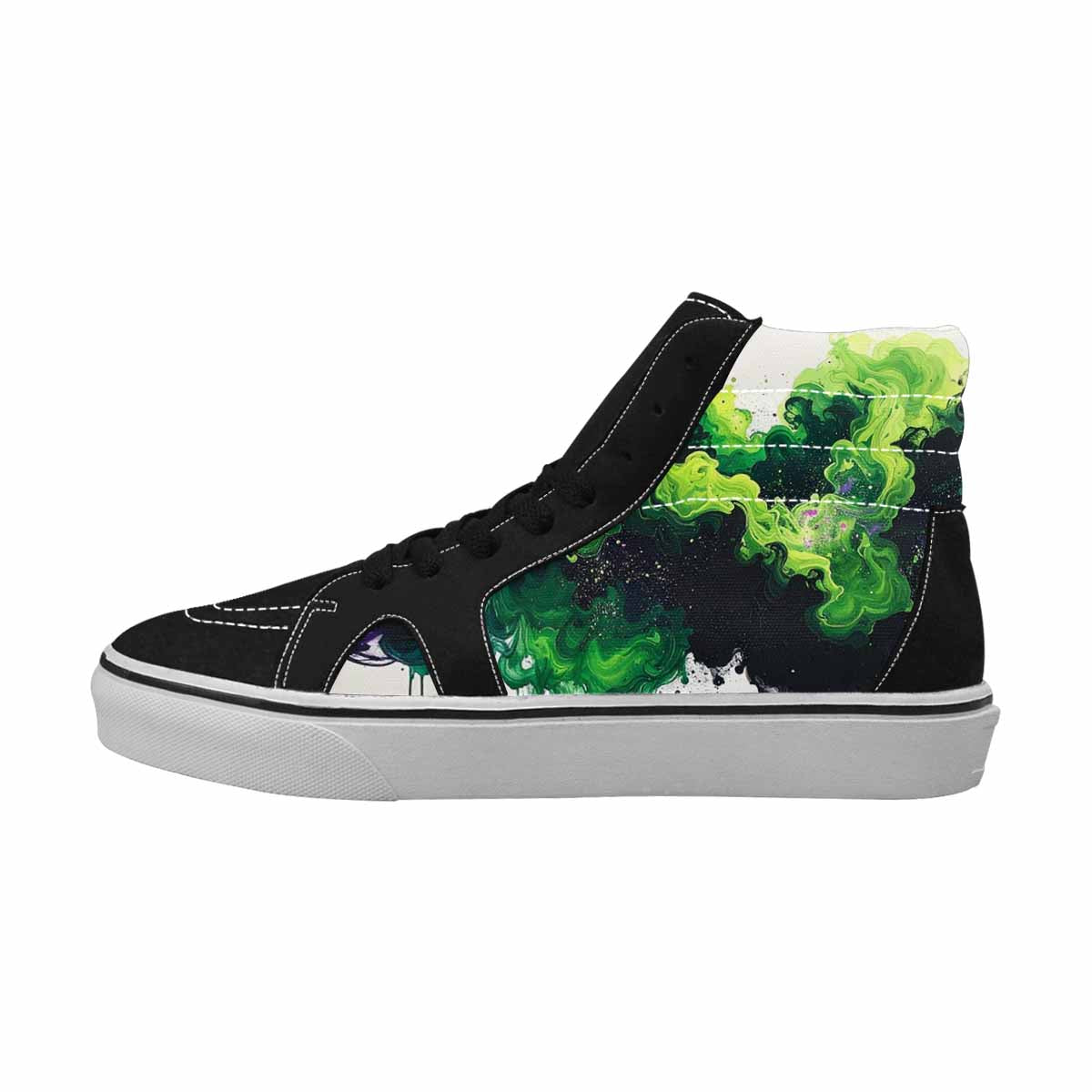 MEN'S Galaxy Nebula High Top Canvas Dark Academia Custom Sneakers