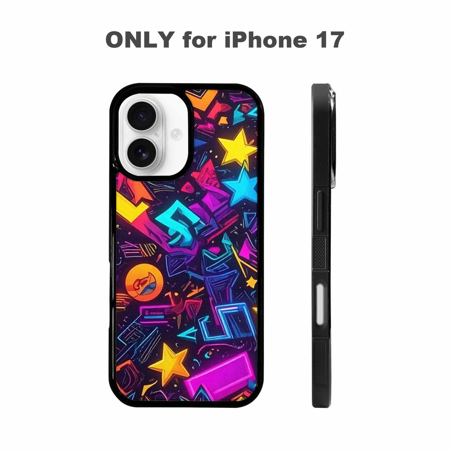 iPhone 17 Case — Retro Motif Retro Motifs Qhq Retro, Customized Protective Case