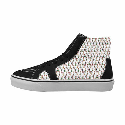MEN'S Original Design High Top Canvas Grunge Custom Shoes