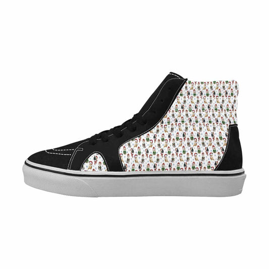 MEN'S Original Design High Top Canvas Grunge Custom Shoes