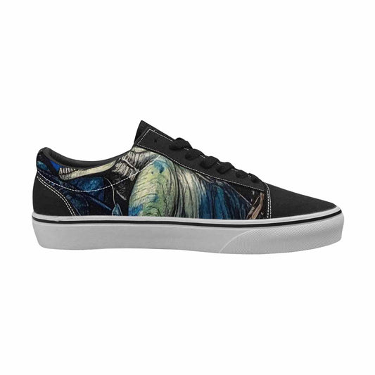 WOMEN'S Dinosaur Burst Lace-Up Canvas Vibrant Chaos Sneakers