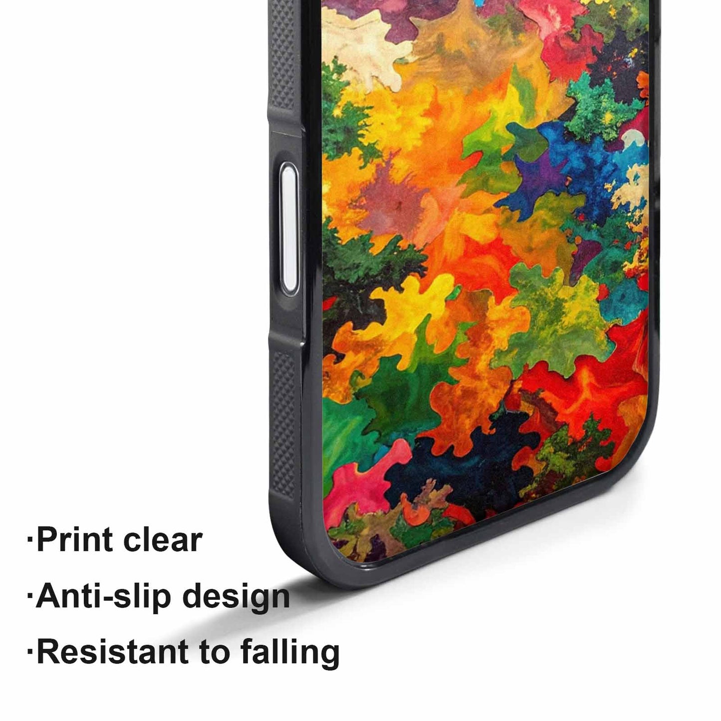 iPhone 17 Air Case — Camo Patches Full Color Vibrant Camo, Custom Made Phone Cover