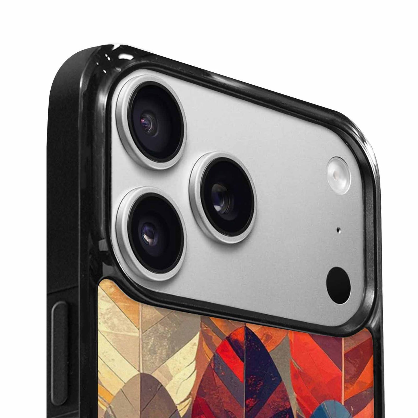 iPhone 17 Pro Case — Retro New Year Feather Retro Vintage, Custom Phone Case