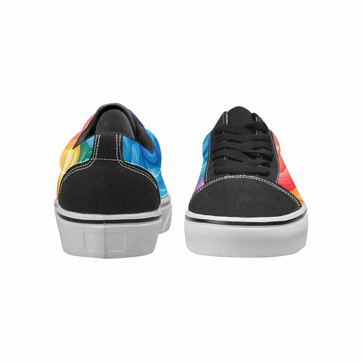 WOMEN'S Tie Dye Swirls Tie Lace-Up Canvas Dreamcore Shoes