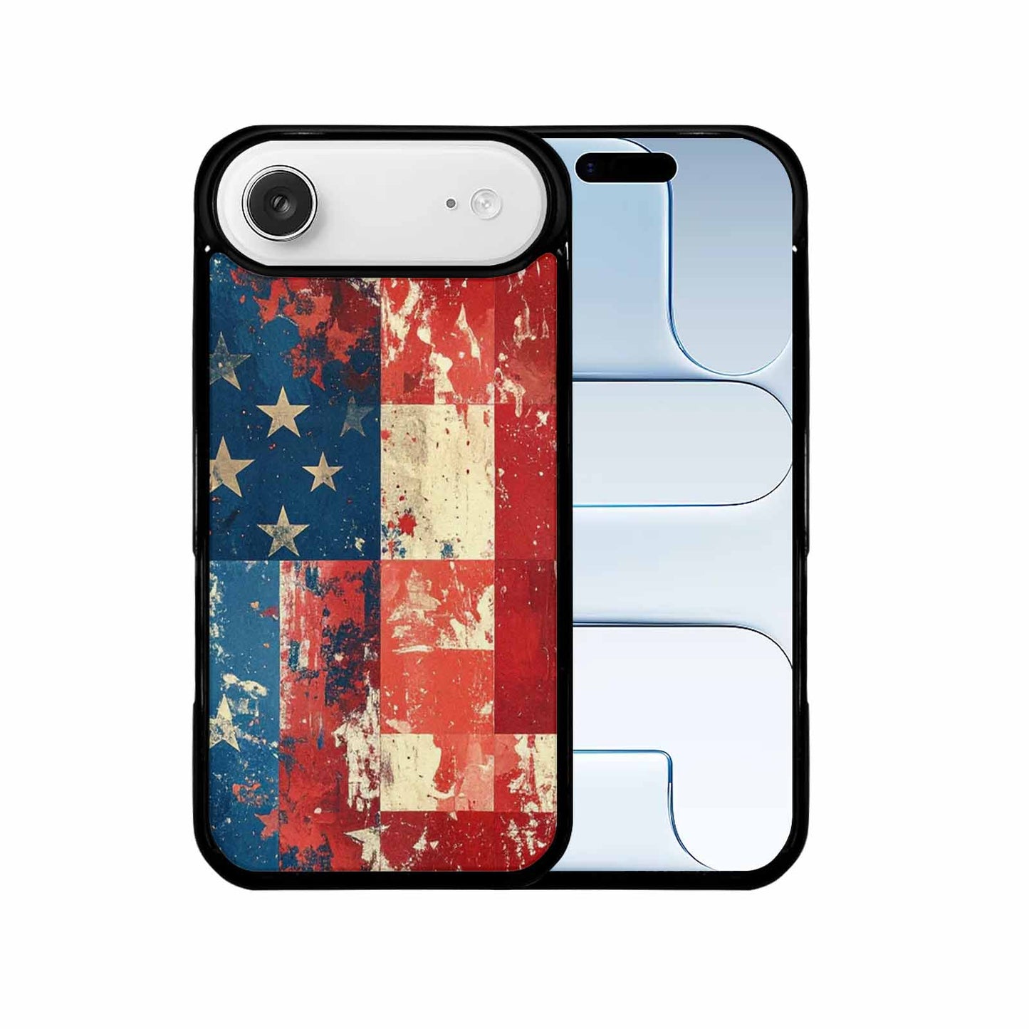 iPhone 17 Air Case — Small American Flag Stars And Galaxy, Personalized Phone Case