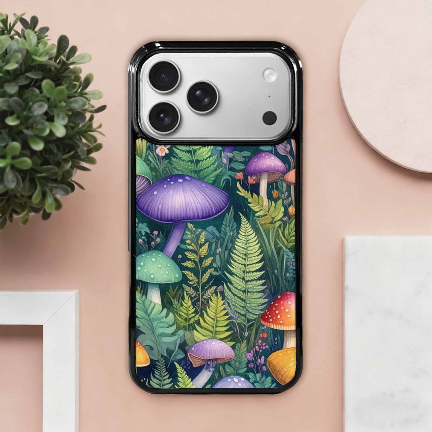iPhone 17 Pro Max Case — Mushrooms Botanicalmushrooms P Hmi Floral, Custom Art Phone Cover