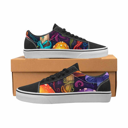 WOMEN'S More Overlapping Ontop Each Lace-Up Canvas Surreal Shoes