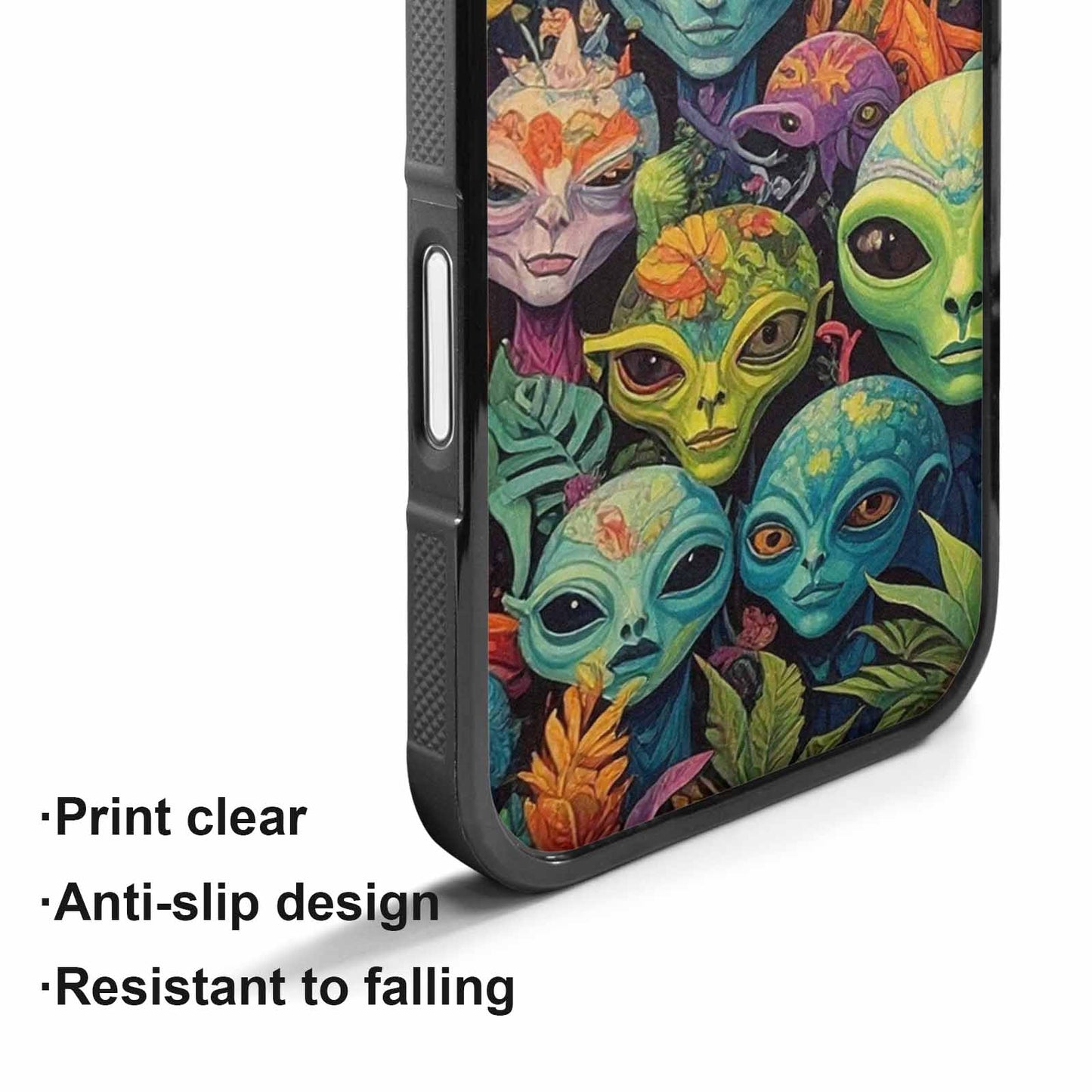 iPhone 17 Case — Aliens Pattern Hundreds Of Alien Scifi, Custom Made Phone Cover
