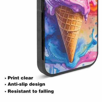 iPhone 15 Plus Case — Melting Icecream Collage, Custom Phone Case