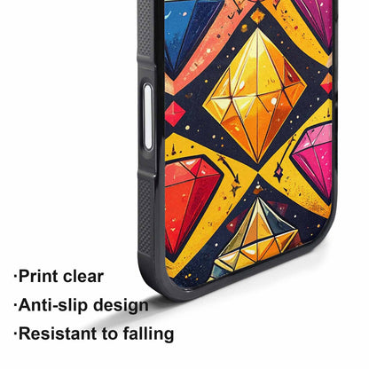 iPhone 17 Air Case — Vintage Summer Diamond Retro Vintage, Unique Phone Case Design