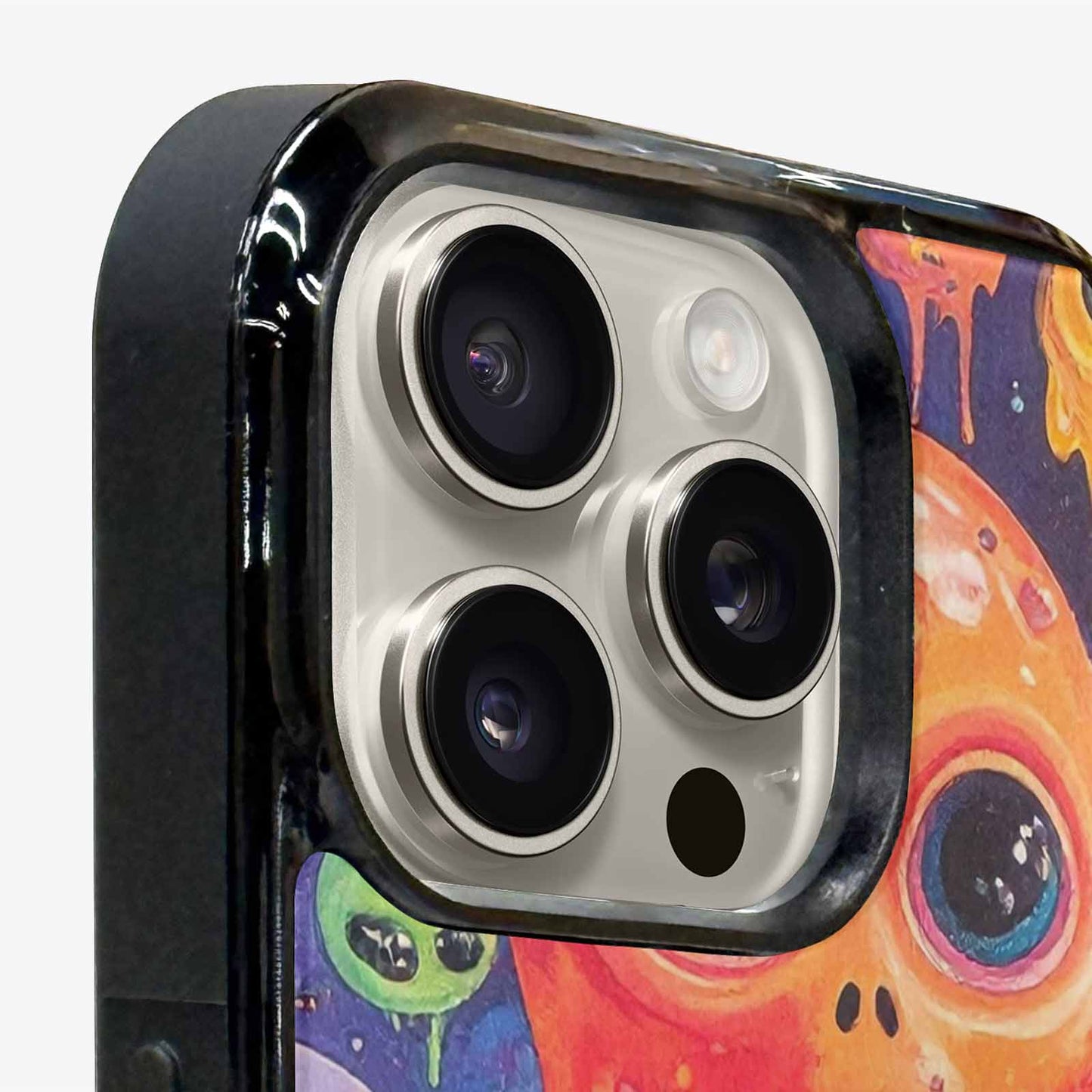 iPhone 16 Pro Case — Aliens Tie Dyemelting Aliens P, Custom Designed Case Cover