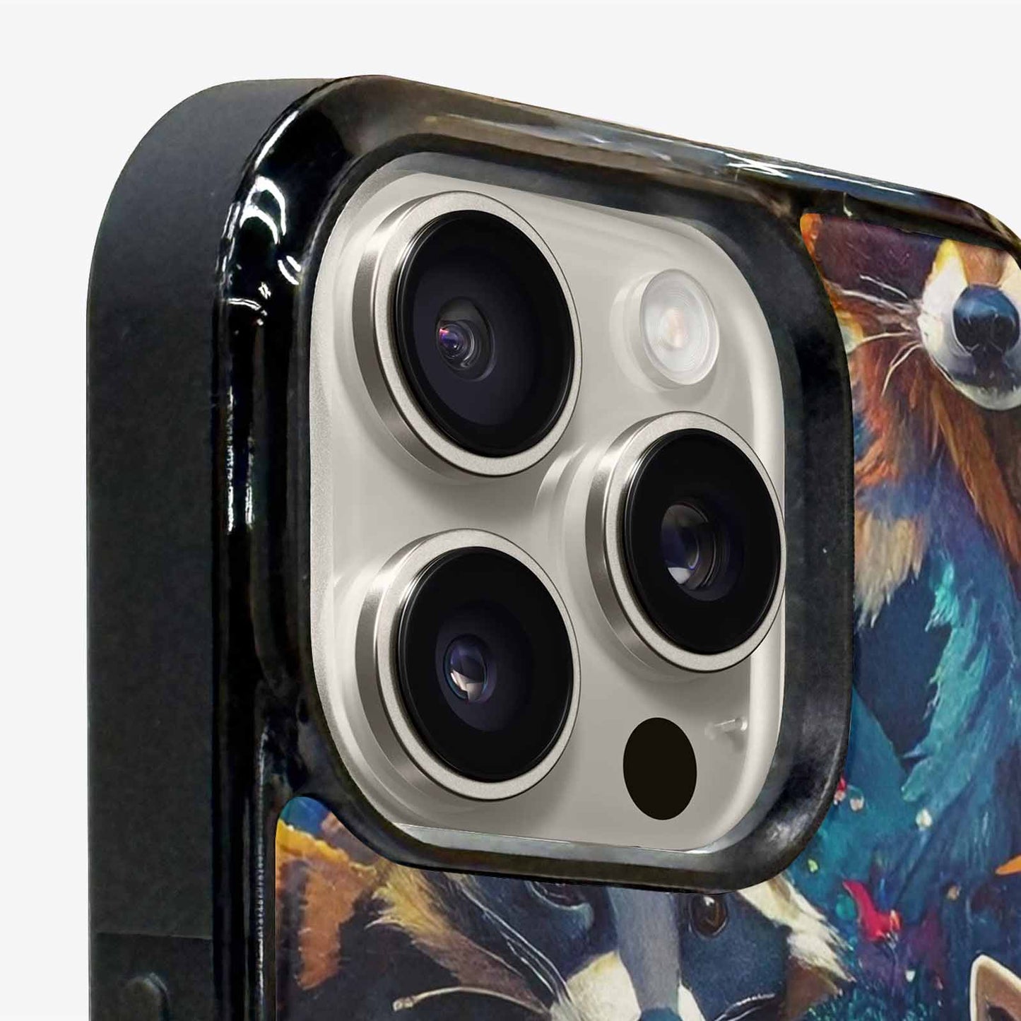 iPhone 16 Pro Max Case — Raccoon Bandit Raccoon Bandit Pattern Hundreds, Custom Made Phone Cover