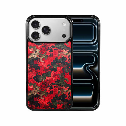 iPhone 17 Pro Max Case — Small Military Camouflage Blotch Camo, Unique Phone Case Design