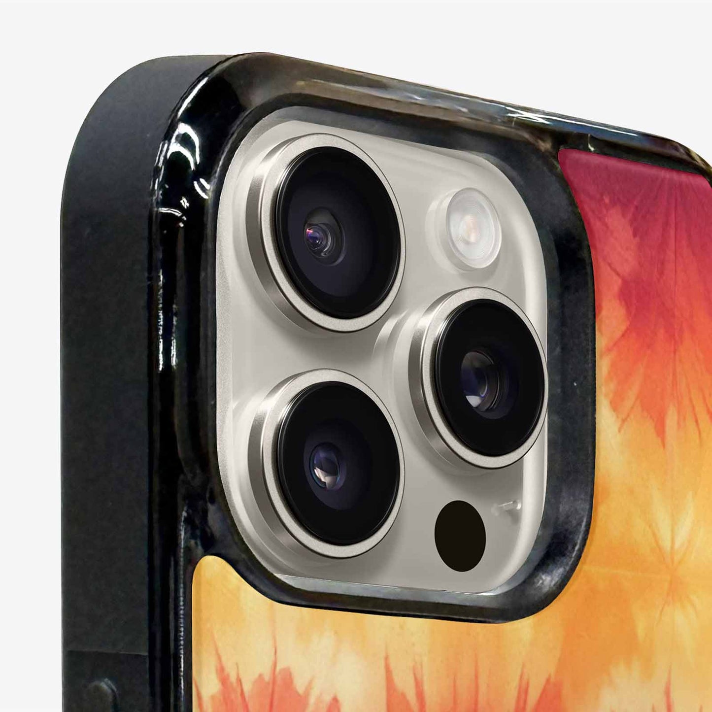 iPhone 15 Pro Max Case — Ombre Tie Dye Sunset, Personalized Phone Case