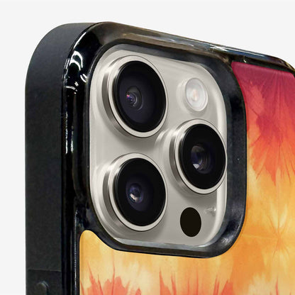 iPhone 15 Pro Max Case — Ombre Tie Dye Sunset, Personalized Phone Case