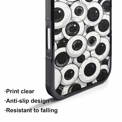 iPhone 17 Pro Case — Googly Cartoon Eyeballs Cartoon Cute, Custom Made Phone Cover