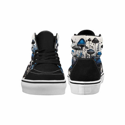 MEN'S Mushrooms (general) High Top Canvas Dark Academia Sneakers