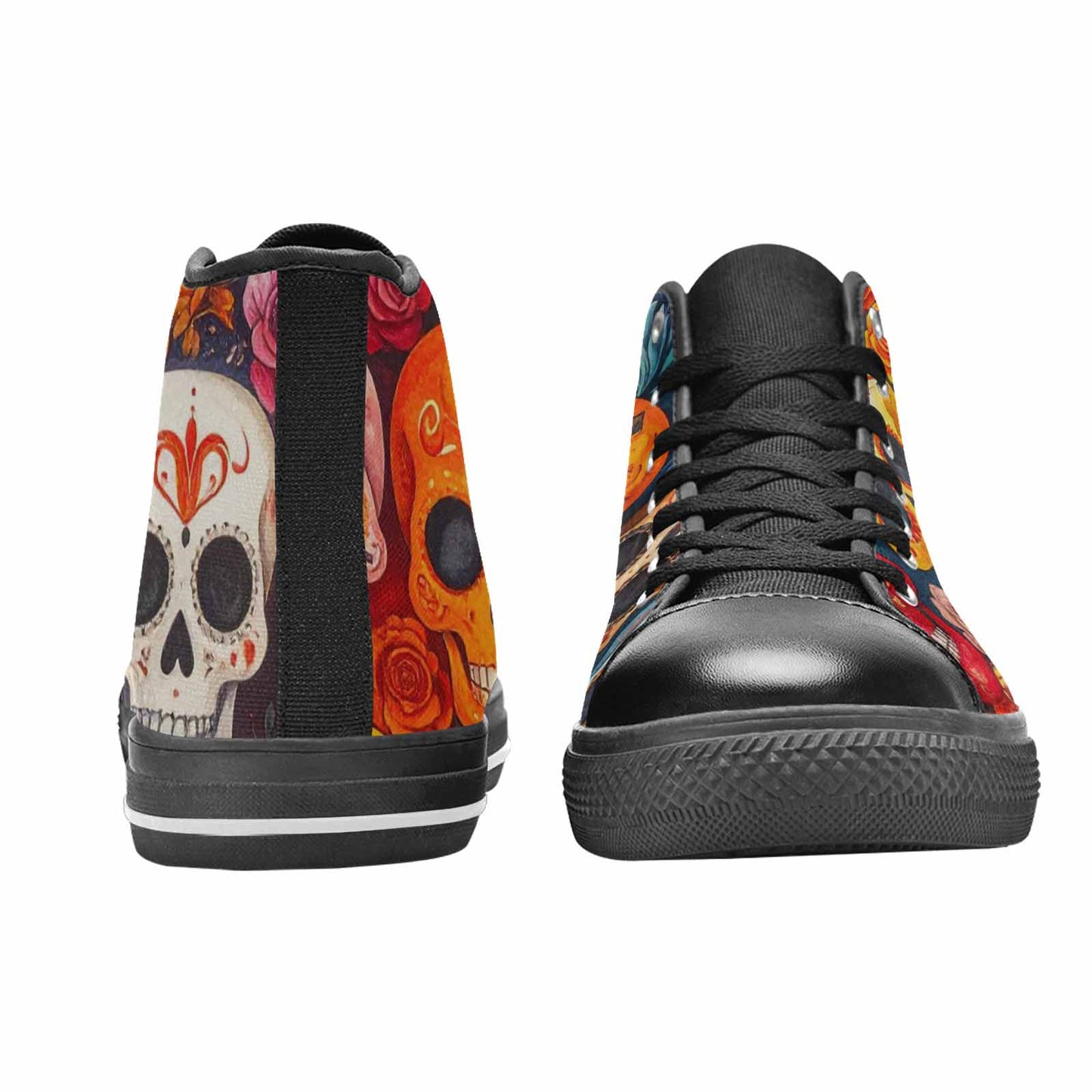 MEN'S Skull High Top Canvas Y2K Shoes