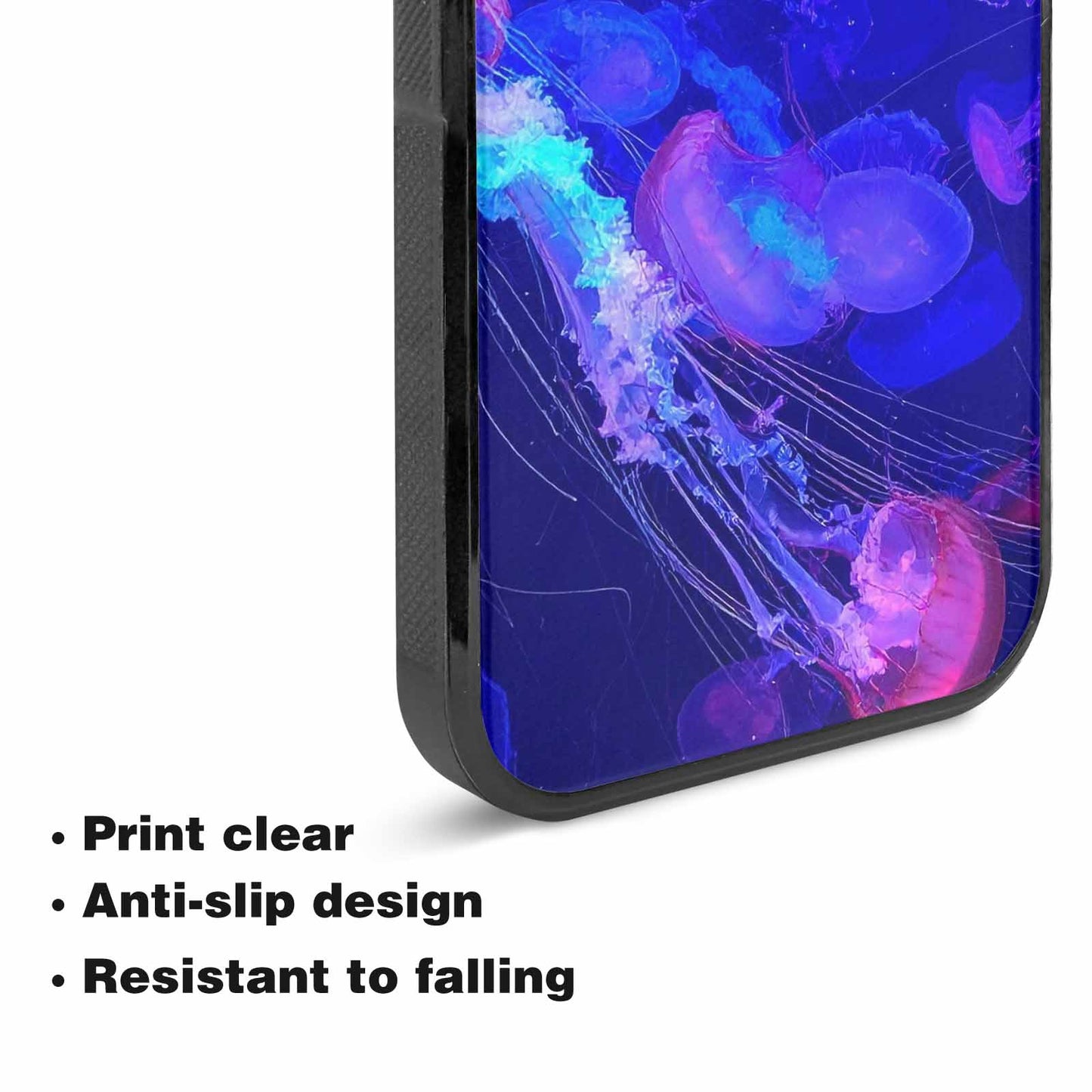 iPhone 15 Plus Case — Jellyfish Glow Jellyfish Glow Pattern Hundreds, Customized Protective Case