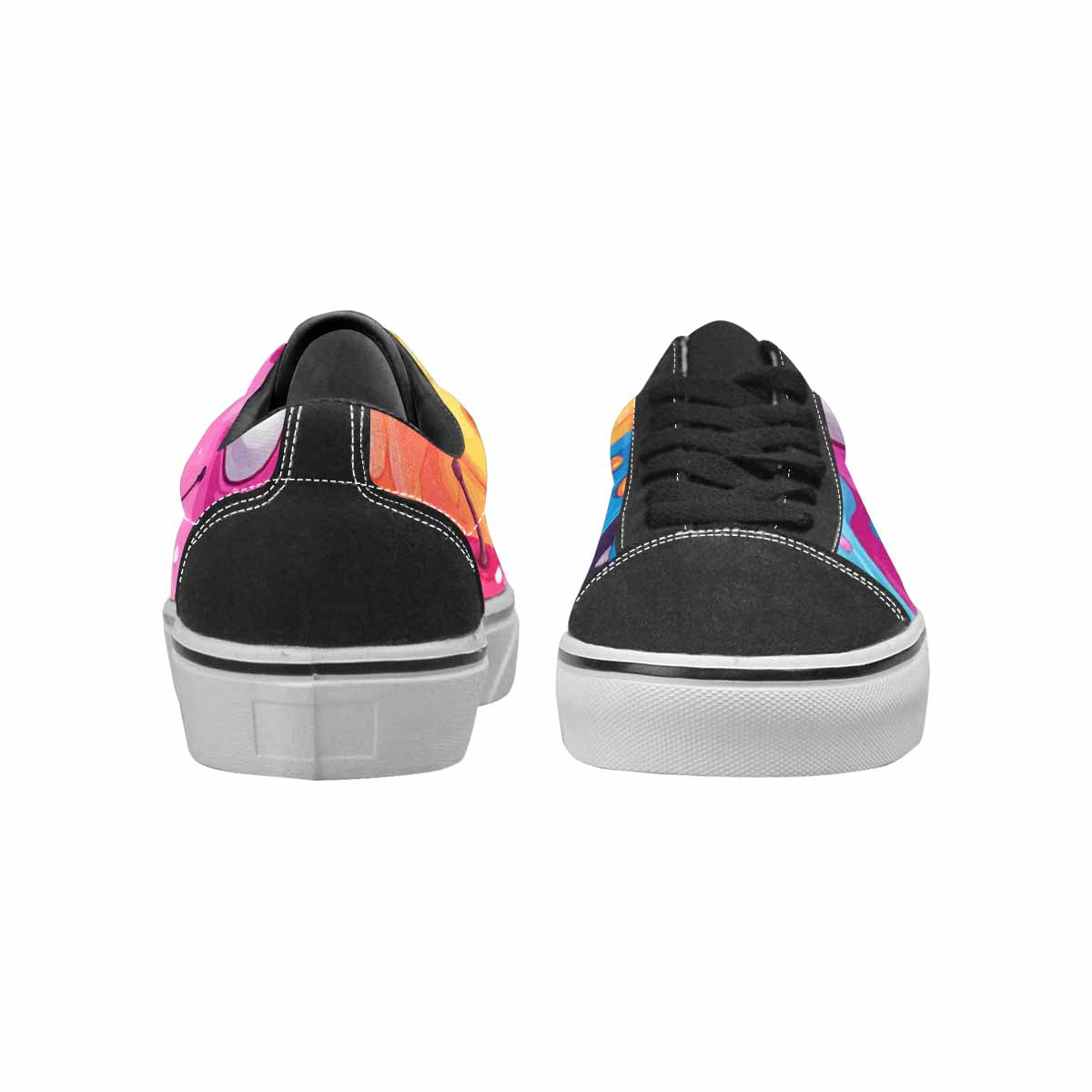 MEN'S Melting Icecream Monster Cherry Canvas Lace-Up Dreamcore Custom Shoes