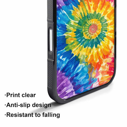 iPhone 17 Air Case — Small Tie Dye Swirl Pattern Tie, Unique Phone Case Design