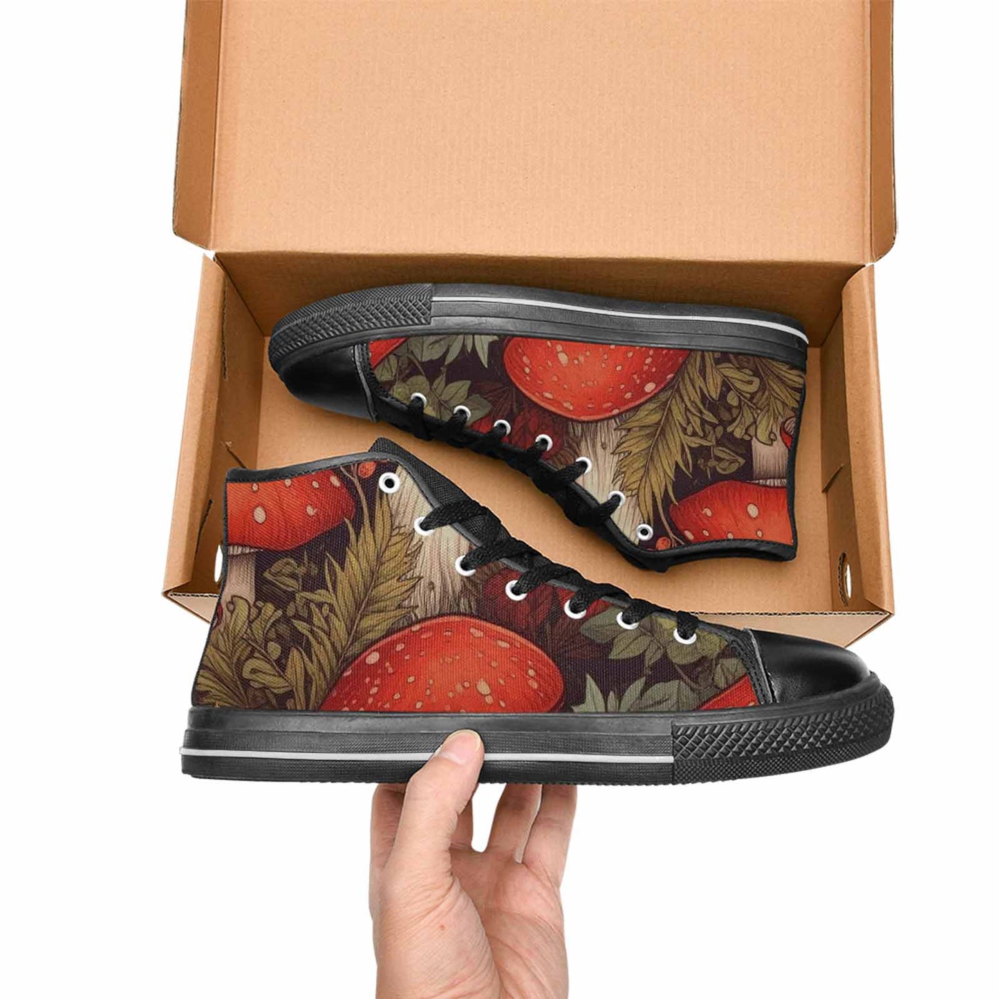 WOMEN'S Mushroom High Top Canvas Dreamcore Shoes