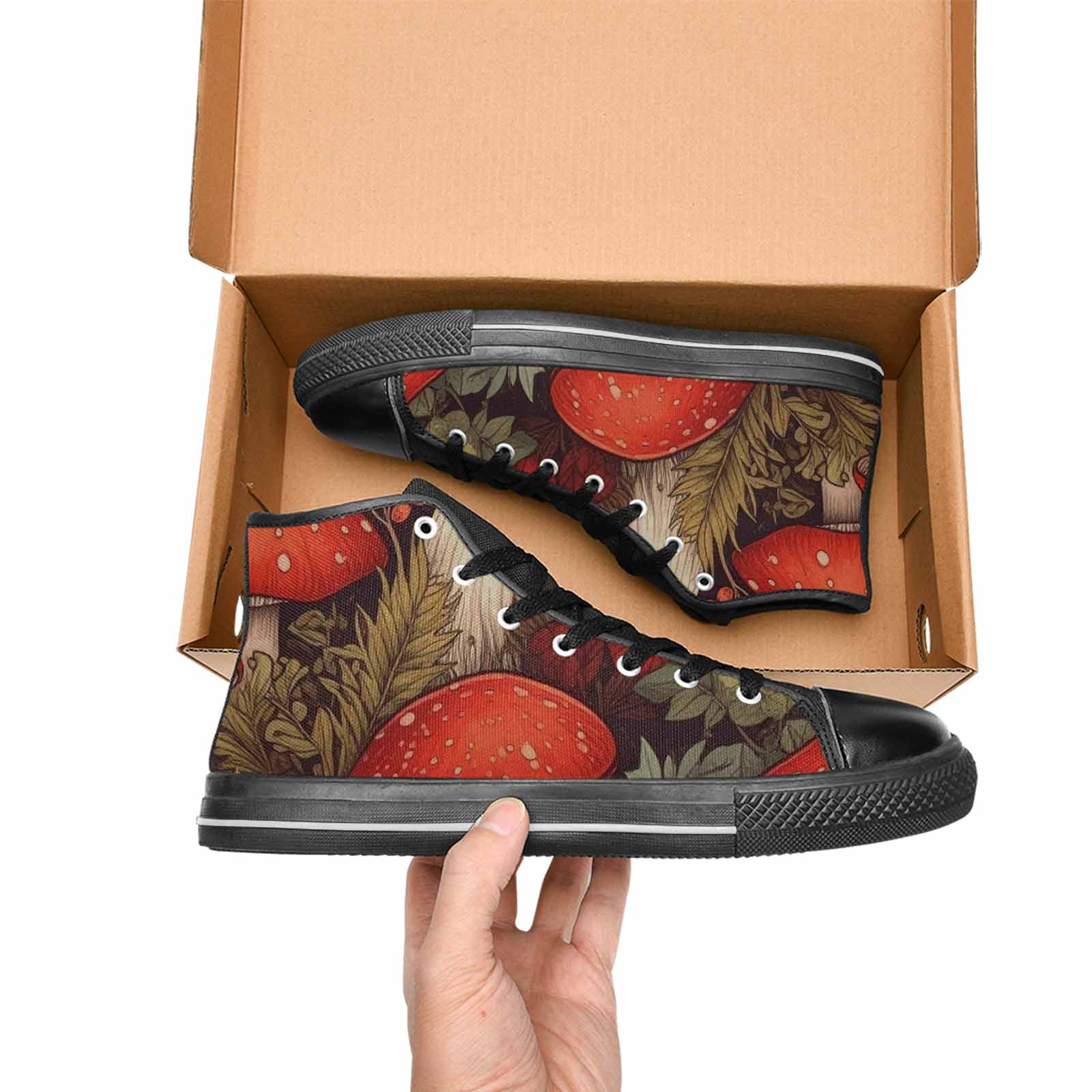 WOMEN'S Mushroom High Top Canvas Dreamcore Shoes