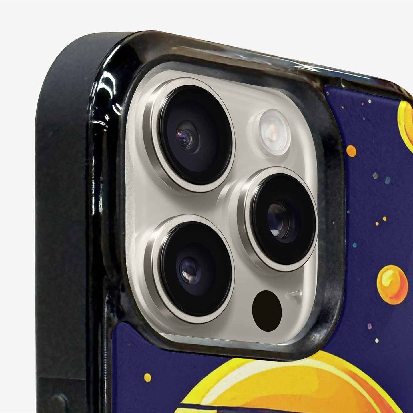iPhone 16 Pro Max Case — Alien Ufo Cartoon Art Pattern, Original Design Phone Case