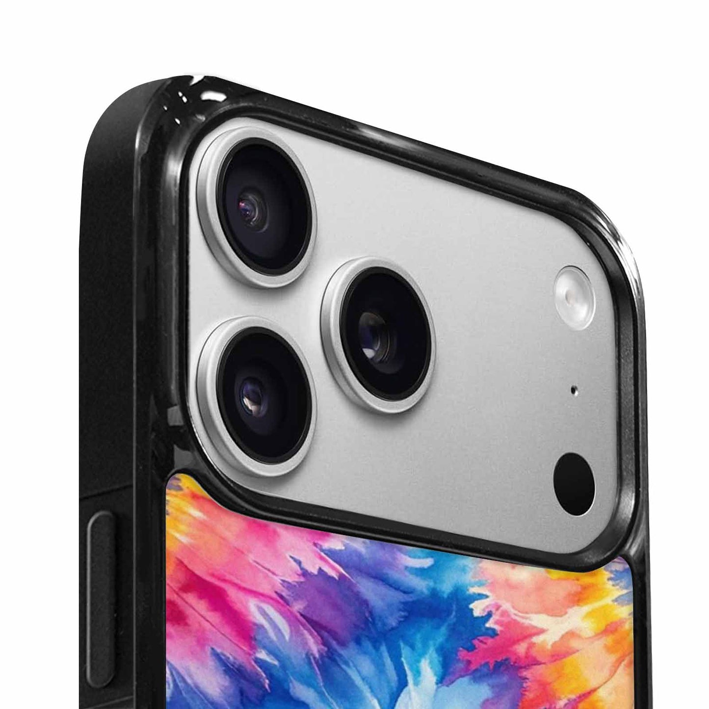 iPhone 17 Pro Case — Small Tie Dye Swirl Pattern Tie, Customized Protective Case